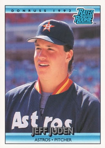 #405 Jeff Juden - Houston Astros - 1992 Donruss Baseball