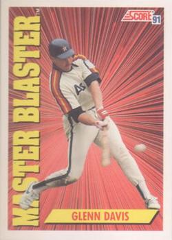 #405 Glenn Davis - Houston Astros - 1991 Score Baseball