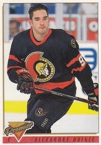 #405 Alexandre Daigle - Ottawa Senators - 1993-94 Topps Premier Hockey
