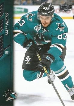 #405 Matt Nieto - San Jose Sharks - 2015-16 Upper Deck Hockey