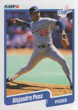 #405 Alejandro Pena - Los Angeles Dodgers - 1990 Fleer USA Baseball