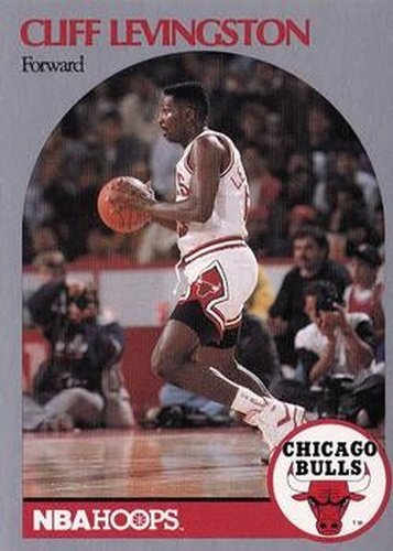 #405 Cliff Levingston - Chicago Bulls - 1990-91 Hoops Basketball