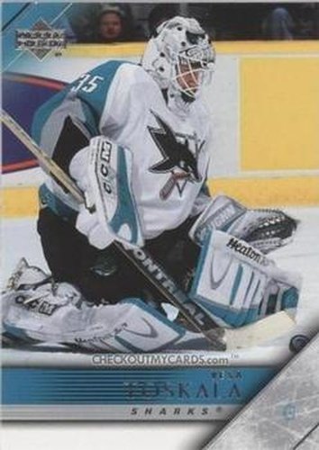 #405 Vesa Toskala - San Jose Sharks - 2005-06 Upper Deck Hockey