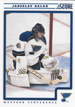 #405 Jaroslav Halak - St. Louis Blues - 2012-13 Score Hockey