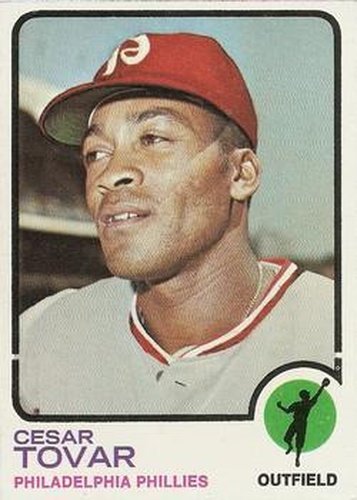 #405a Cesar Tovar - Philadelphia Phillies - 1973 Topps Baseball