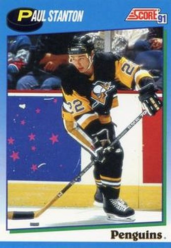 #406 Paul Stanton - Pittsburgh Penguins - 1991-92 Score Canadian Hockey
