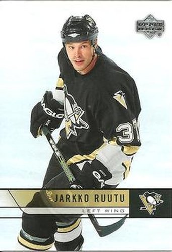 #406 Jarkko Ruutu - Pittsburgh Penguins - 2006-07 Upper Deck Hockey
