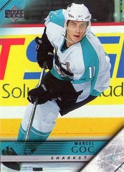 #406 Marcel Goc - San Jose Sharks - 2005-06 Upper Deck Hockey