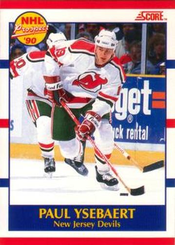 #406 Paul Ysebaert - New Jersey Devils - 1990-91 Score Canadian Hockey