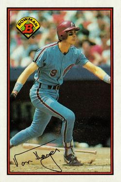 #406 Von Hayes - Philadelphia Phillies - 1989 Bowman Baseball