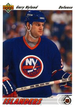 #406 Gary Nylund - New York Islanders - 1991-92 Upper Deck Hockey