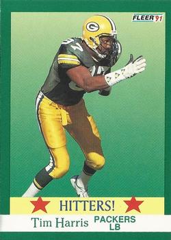 #406 Tim Harris - Green Bay Packers - 1991 Fleer Football