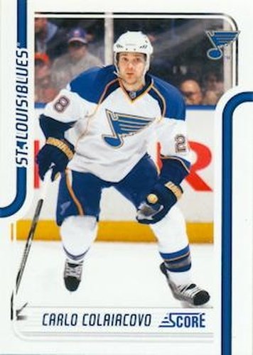#406 Carlo Colaiacovo - St. Louis Blues - 2011-12 Score Hockey