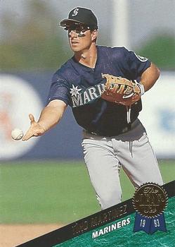 #406 Tino Martinez - Seattle Mariners - 1993 Leaf Baseball