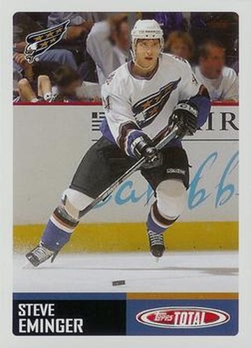 #406 Steve Eminger - Washington Capitals - 2002-03 Topps Total Hockey