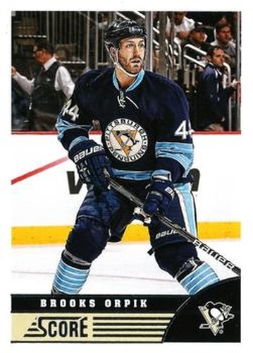 #406 Brooks Orpik - Pittsburgh Penguins - 2013-14 Score Hockey