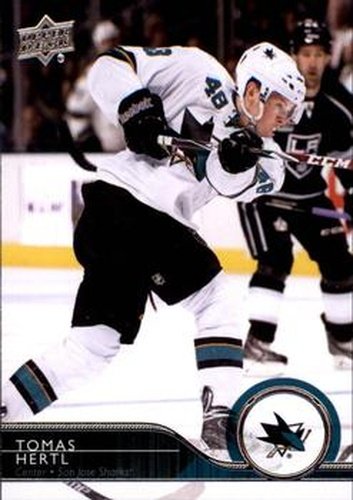 #406 Tomas Hertl - San Jose Sharks - 2014-15 Upper Deck Hockey