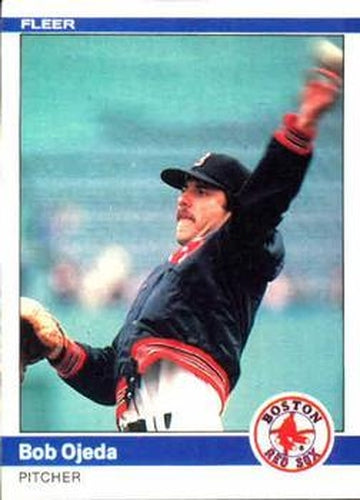 #406 Bob Ojeda - Boston Red Sox - 1984 Fleer Baseball