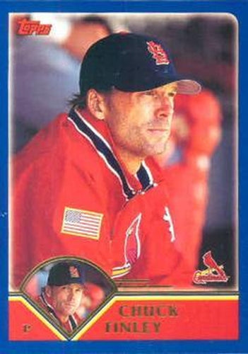 #406 Chuck Finley - St. Louis Cardinals - 2003 Topps Baseball