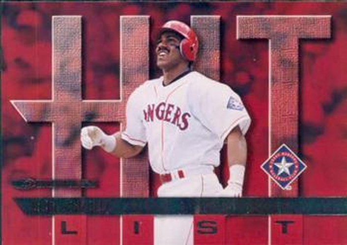 #406 Juan Gonzalez - Texas Rangers - 1997 Donruss Baseball