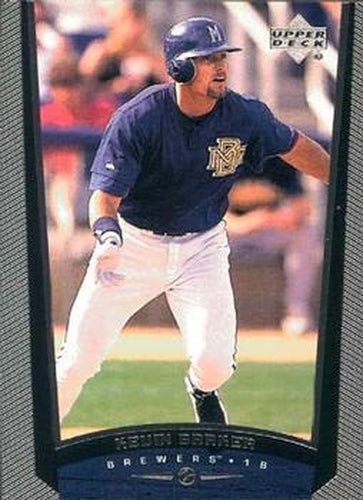 #406 Kevin Barker - Milwaukee Brewers - 1999 Upper Deck Baseball