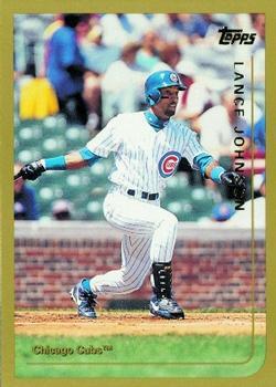 #406 Lance Johnson - Chicago Cubs - 1999 Topps Baseball