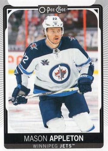 #406 Mason Appleton - Winnipeg Jets - 2021-22 O-Pee-Chee Hockey