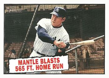 #406 Mickey Mantle - New York Yankees - 2010 Topps Heritage Baseball