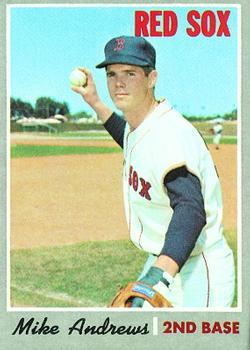 #406 Mike Andrews - Boston Red Sox - 1970 Topps Baseball