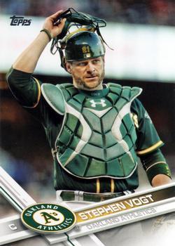 #406 Stephen Vogt - Oakland Athletics - 2017 Topps Baseball
