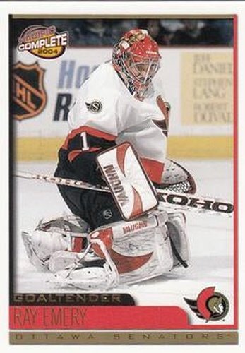 #406 Ray Emery - Ottawa Senators - 2003-04 Pacific Complete Hockey
