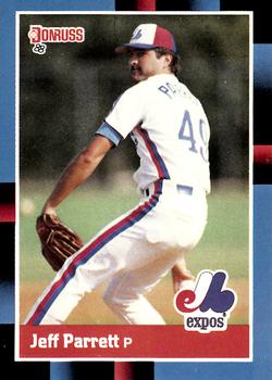 #406 Jeff Parrett - Montreal Expos - 1988 Donruss Baseball