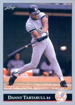 #406 Danny Tartabull - New York Yankees - 1992 Leaf Baseball