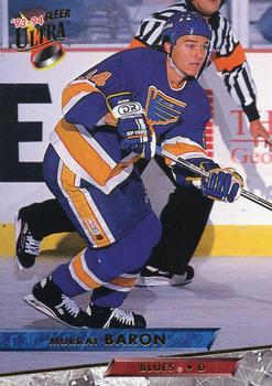 #407 Murray Baron - St. Louis Blues - 1993-94 Ultra Hockey