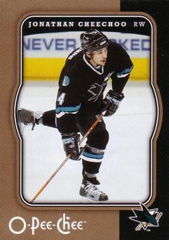 #407 Jonathan Cheechoo - San Jose Sharks - 2007-08 O-Pee-Chee Hockey