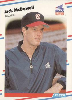 #407 Jack McDowell - Chicago White Sox - 1988 Fleer Baseball