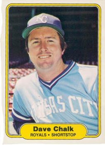 #407 Dave Chalk - Kansas City Royals - 1982 Fleer Baseball
