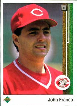 #407 John Franco - Cincinnati Reds - 1989 Upper Deck Baseball