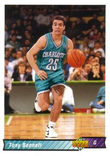 #407 Tony Bennett - Charlotte Hornets - 1992-93 Upper Deck Basketball