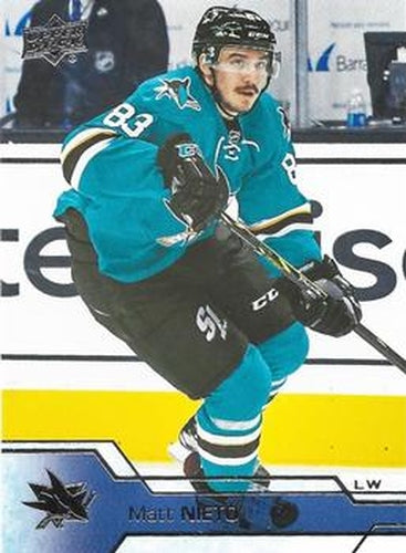 #407 Matt Nieto - San Jose Sharks - 2016-17 Upper Deck Hockey