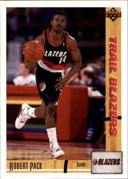 #407 Robert Pack - Portland Trail Blazers - 1991-92 Upper Deck Basketball