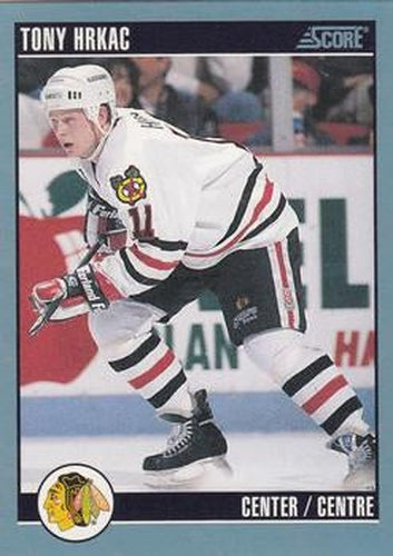 #407 Tony Hrkac - Chicago Blackhawks - 1992-93 Score Canadian Hockey