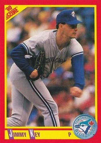 #407 Jimmy Key - Toronto Blue Jays - 1990 Score Baseball