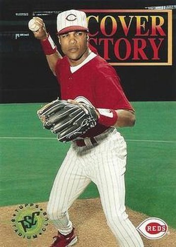#407 Barry Larkin - Cincinnati Reds - 1995 Stadium Club Baseball