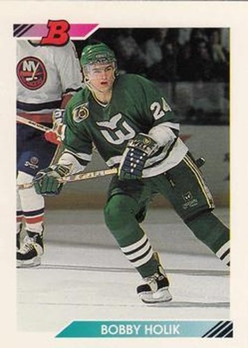 #407 Bobby Holik - Hartford Whalers - 1992-93 Bowman Hockey