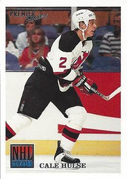 #407 Cale Hulse - New Jersey Devils - 1994-95 Topps Premier Hockey