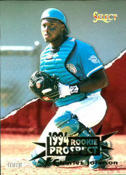#407 Charles Johnson - Florida Marlins - 1994 Select Baseball