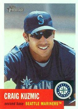 #407 Craig Kuzmic - Seattle Mariners - 2002 Topps Heritage Baseball