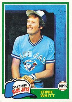 #407 Ernie Whitt - Toronto Blue Jays - 1981 Topps Baseball