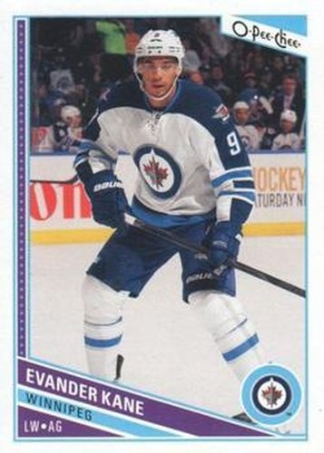 #407 Evander Kane - Winnipeg Jets - 2013-14 O-Pee-Chee Hockey